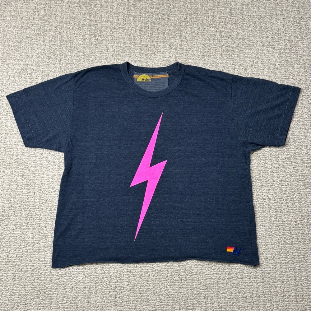 Aviator Nation Cropped T-Shirt